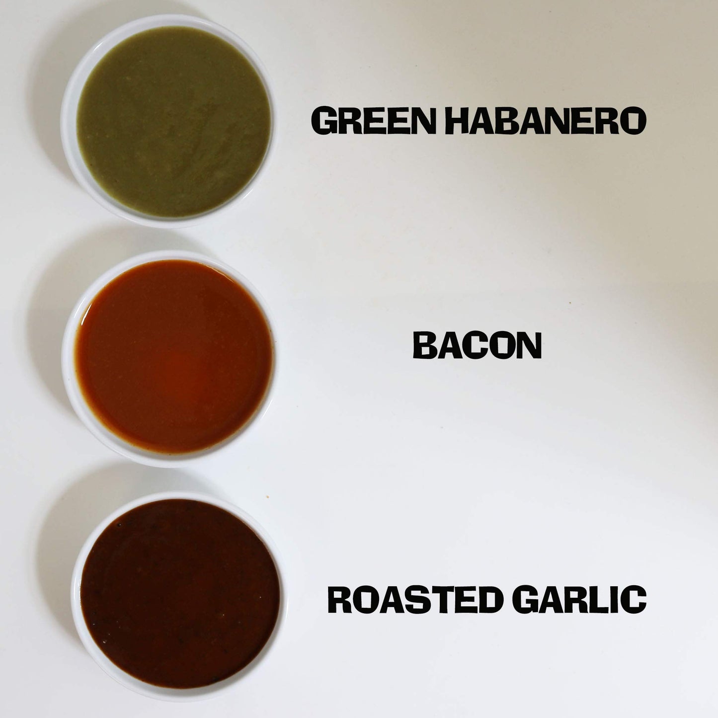 WHOOP ASS Premium Bacon, Green Habanero, and Roasted Garlic Hot Sauce Gift Set Wooden Crate - Try if you dare! - Perfect Gourmet Fathers Day Gift