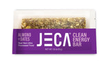 JECA® Almond Dates Energy Bars - Plant-Based Snack with Oats, Almonds, Dates, Peanuts, & Organic Agave Nectar - Vegan, Gluten-Free, Non-GMO - Natural