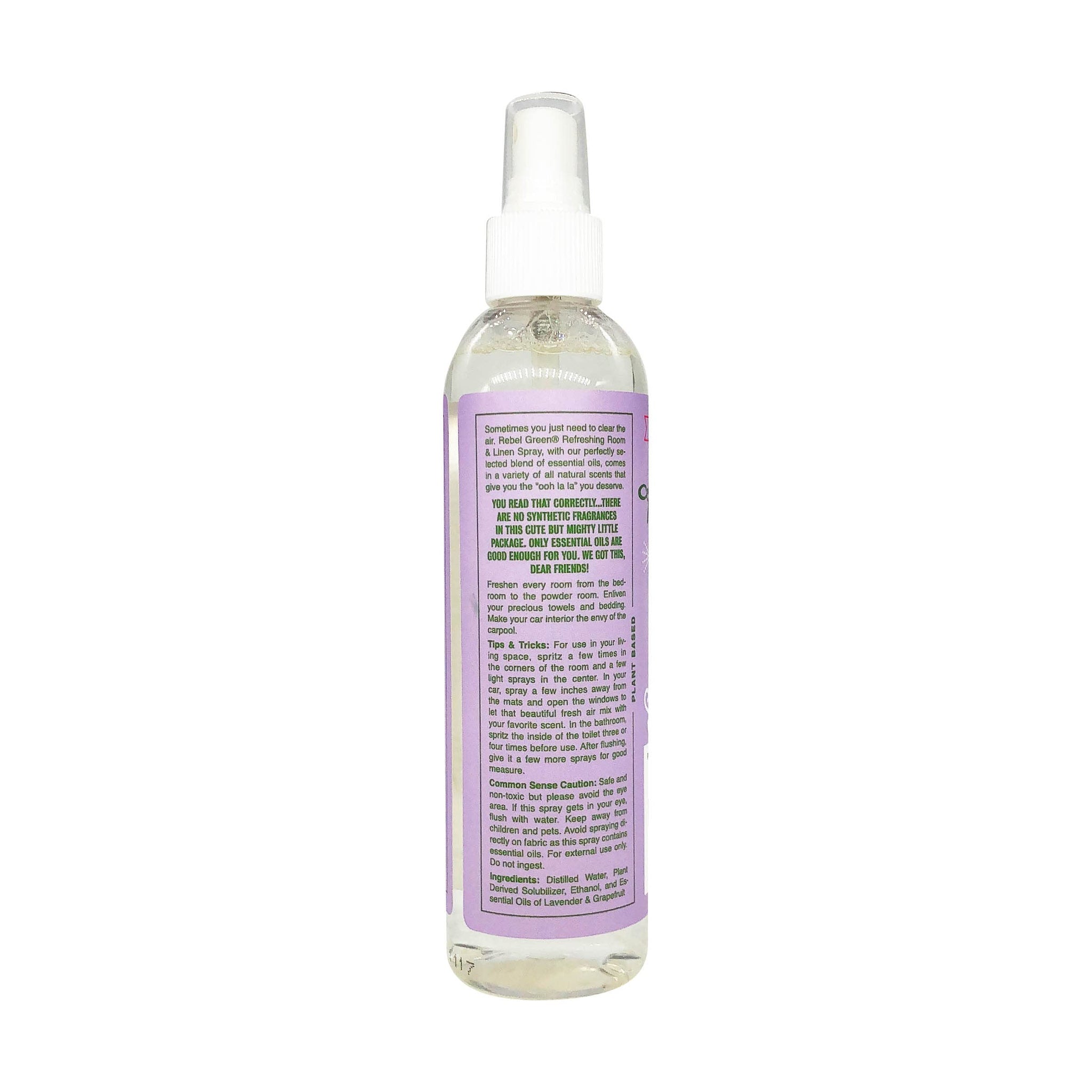 Rebel Green Lavender Grapefruit Room and Linen Spray, 8 FZ