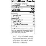 Amish Pie Filling and Topping - (Two - 32 Oz Jars) (Cherry Peach NSA)
