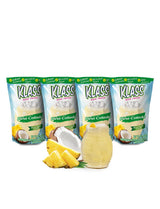 Klass Aguas Frescas Drink Mix Family Pack - Pina Colada - Powder Drink Mix, Water Drink Mix with Natural Flavors & Vitamin C, Makes 28 to 36 Quarts