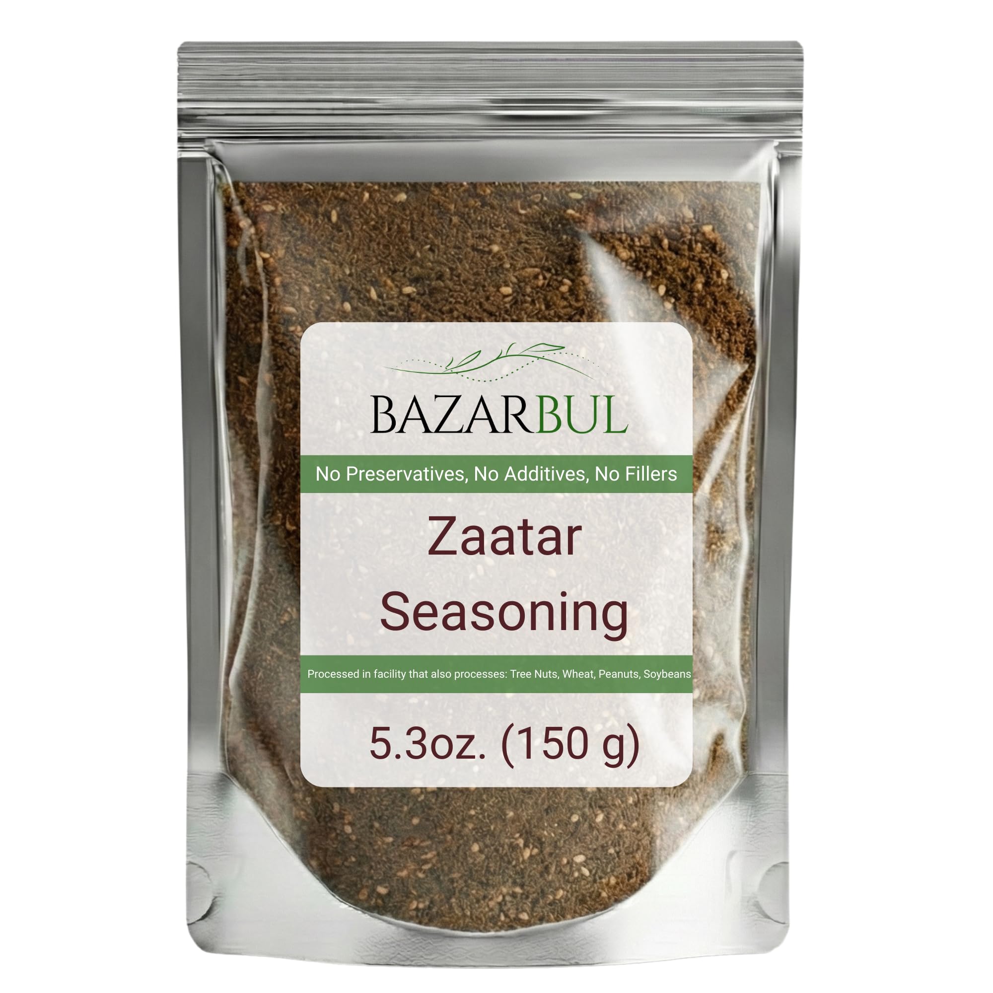 Zaatar Seasoning, 5.3oz, Real Za'atar,%100 Natural, Zaatar Spice from Middle Eastern Spices, Perfect for Mediterranean Seasoning Blends, AKA Zahter