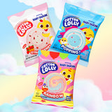 Cotton Lolly Baby Shark Strawberry Cotton Candy 0.21oz 10 Packs