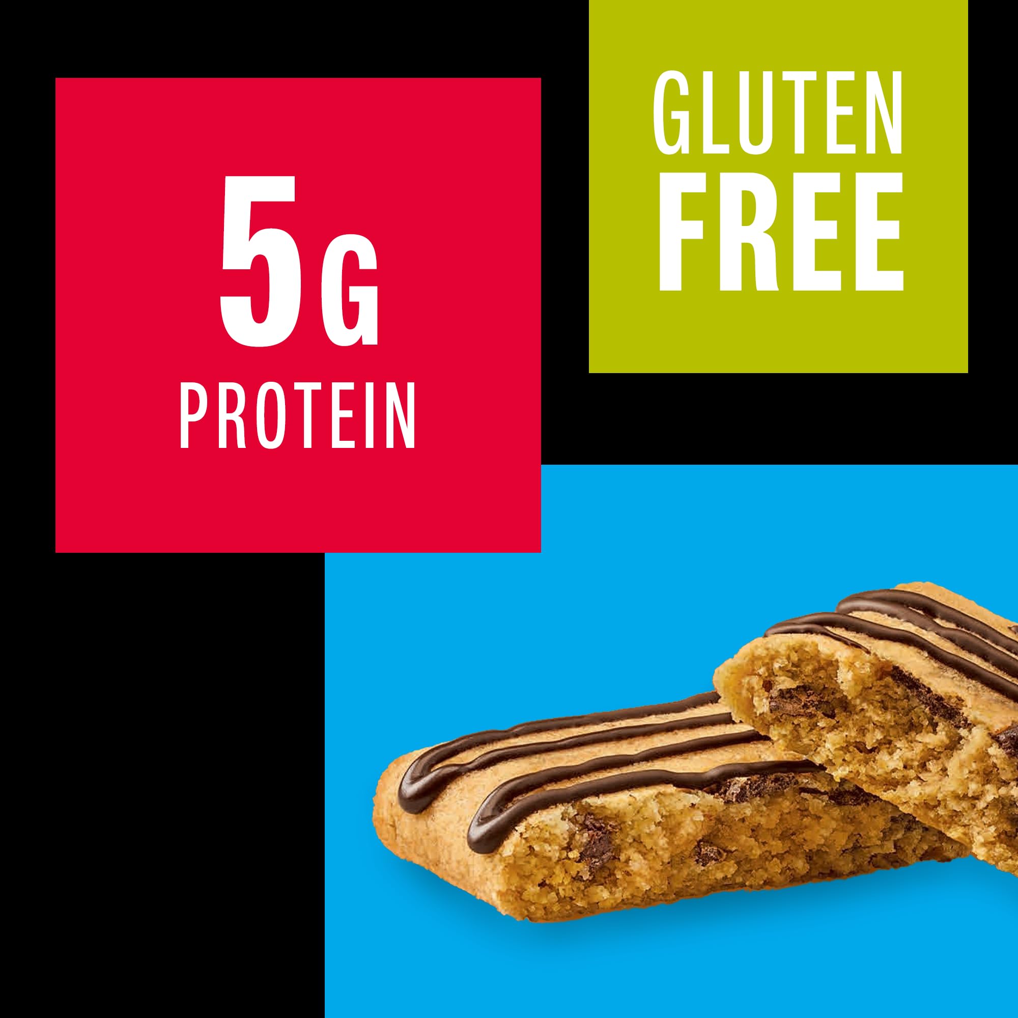 KIND Soft Baked Squares, Peanut Butter Almond Flour Blondie, Gluten Free, Healthy Snack Bars, 5g Protein, 6 Count