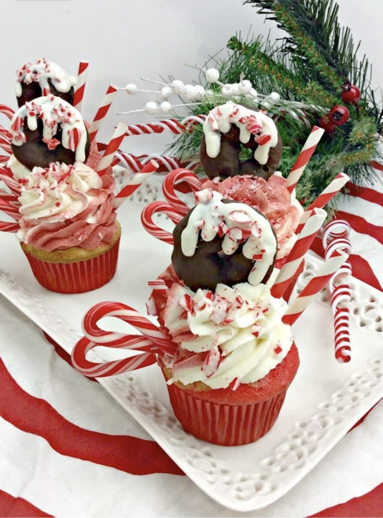 CandyRific | (REAL PEPPERMINT) | Mini Candy Canes (396 Individually Wrapped Candies) Bulk Christmas Candy | Bundled With Free SameDay Shippers FUN