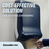 Cascades PRO Select Multifold Paper Towels Bulk- Universal Fit for Dispensers - Commercial Bathroom Kitchen Towel - 250 Sheets/pack, 16 Packs/Box