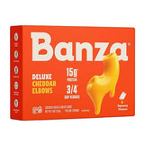 Banza Deluxe Elbows Mac and Cheese with Creamy Cheddar - High Protein, Gluten Free, and Lower Carb Deluxe Protein Mac and Cheese 11.0oz