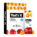 That's it. Apple + Apricot 100% Natural Real Fruit Bar, Best High Fiber Vegan, Gluten Free Healthy Snack, Paleo for Children & Adults, Non GMO No