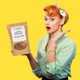 Santa Snacks Gourmet Trail Mix - Kepperton Premium Spicy Snack Blend for Men and Women - Funny Stocking Fillers Gift Baskets, Christmas Gift Ideas