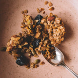 Jamie's Farm, Vanilla Bean with Sour Cherries Granola, Gluten-Free, Baked with Ghee (8oz Bag)
