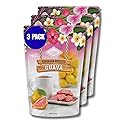 Diamond Bakery Hawaiian Guava Biscuits - Locally Made Crunchy Sweet Biscuits with Guava Flavor, 12oz, 3-Pack (Each 4oz Bag Contains 4 Servings)