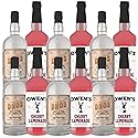 Dh?s Handcrafted Non-Alcoholic Orange 6 Pack w 6 Pack Owen’s Mixers Cherry Lemonade - Keto-Friendly, Zero Sugar, Zero Calories, Zero Proof - 750 ML