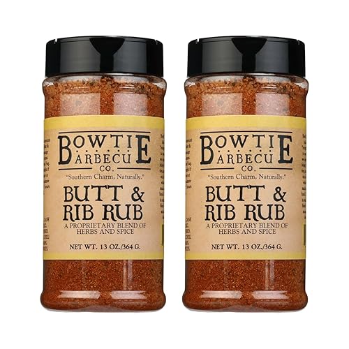 Bowtie Butt and Rib Rub, Dry Barbecue Spice Blend, Seasoning Mix Barbecue Spice Blend, Butt and Rib Seasoning, Premium BBQ Rub for Ribs, Steak