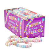 Smarties Candy Necklace - Bulk Candy Individually Wrapped - Gluten Free & Vegan, Fruit Flavored, Hard Candy on Stretch String - Perfect Party Favors