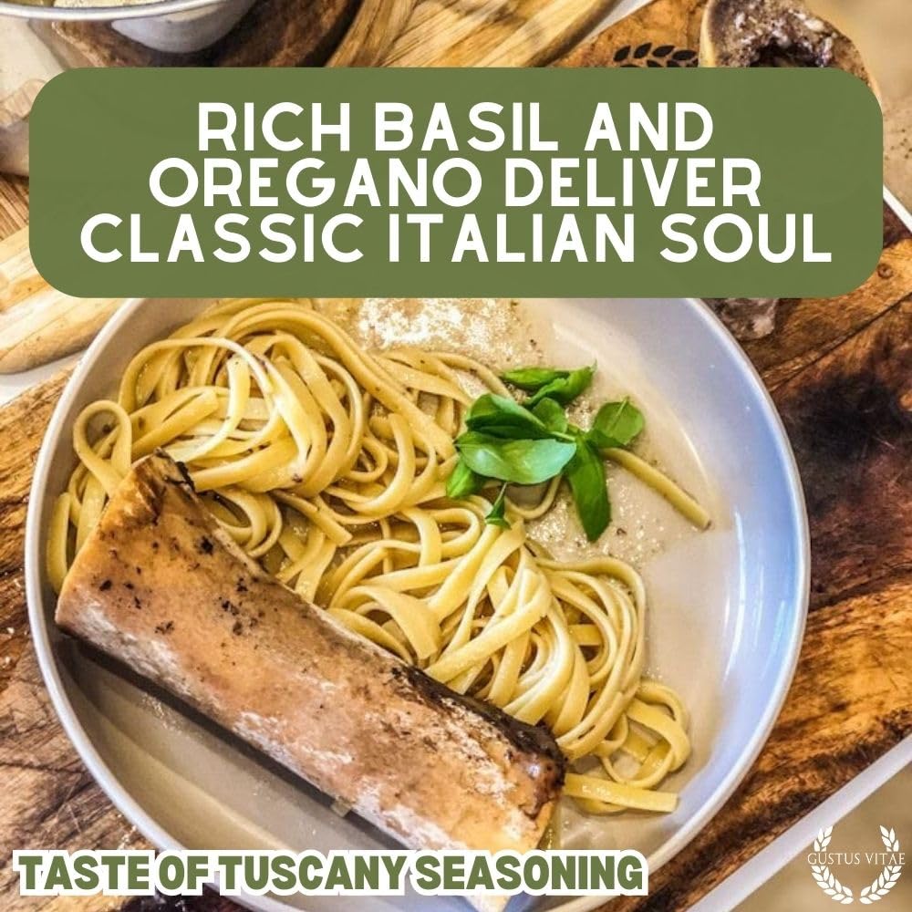 Taste of Tuscany Seasoning | Salt Free | Gourmet Spice Blend | Non GMO, All Natural | Artisanal Seasoning Mix | Handmade in Small Batches in USA |