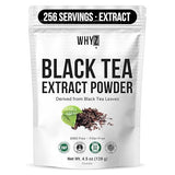 Instant Black Tea Extract Powder, Unsweetened Iced Tea Extract from Real Black Tea Leaves for Hot or Cold Drinks, Instant Tea Mix for Beverages