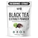 Instant Black Tea Extract Powder, Unsweetened Iced Tea Extract from Real Black Tea Leaves for Hot or Cold Drinks, Instant Tea Mix for Beverages