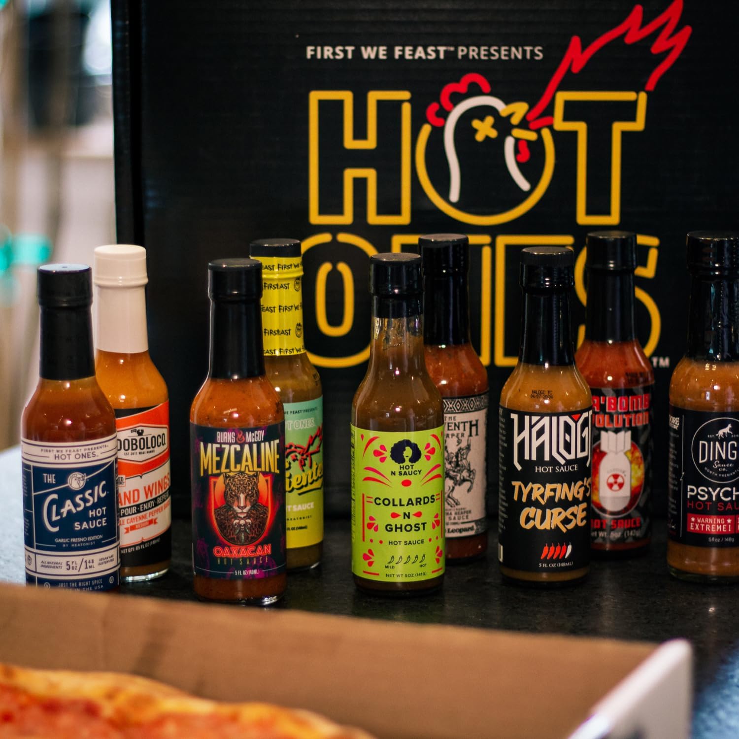 Hot Ones The Classic Garlic Fresno Edition Hot Sauce Made With Natural Ingredients & Bold Flavors From Fresno Chile Peppers & Extra Garlic, 5 fl oz