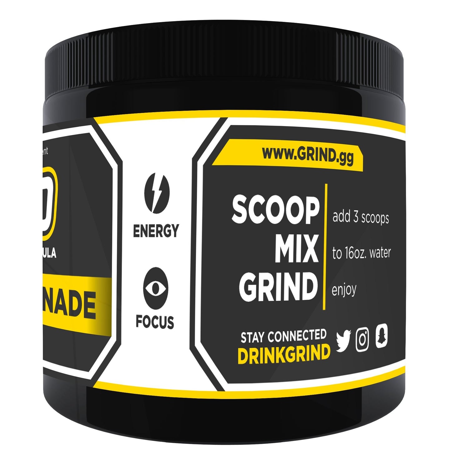 Grind Energy Spiked Lemonade (40 Servings)
