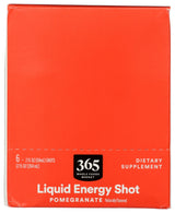 365 by Whole Foods Market Pomegranate Energy Shot, 2 Fl Oz, 6 Count