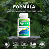 Best Naturals, Brewers Yeast, 7-1/2 Grains with Vitamin B1, Vitamin B2, 1000 mg 240 Tablets (240 Count (Pack of 3))