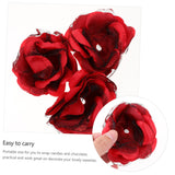 IMIKEYA 10Pcs Rose Petal Chocolate Wrappers Elegant Candy Packaging for Weddings Birthdays and Events Random Colors and Realistic Design