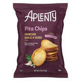 Amazon Brand, Aplenty Parmesan Pita Chips, Garlic And Herbs, 8 Oz