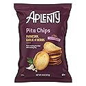 Amazon Brand, Aplenty Parmesan Pita Chips, Garlic And Herbs, 8 Oz