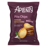 Amazon Brand, Aplenty Parmesan Pita Chips, Garlic And Herbs, 8 Oz