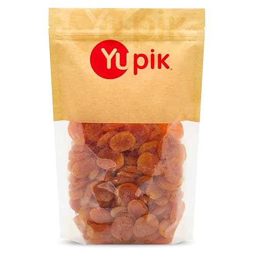 Yupik Dried Turkish Apricots, 2.2 lb (35.2 oz), Dried Fruits, Pitted Apricots, No Added Sugar, Naturally Sweet, Oil-free, Source of Fiber, Healthy