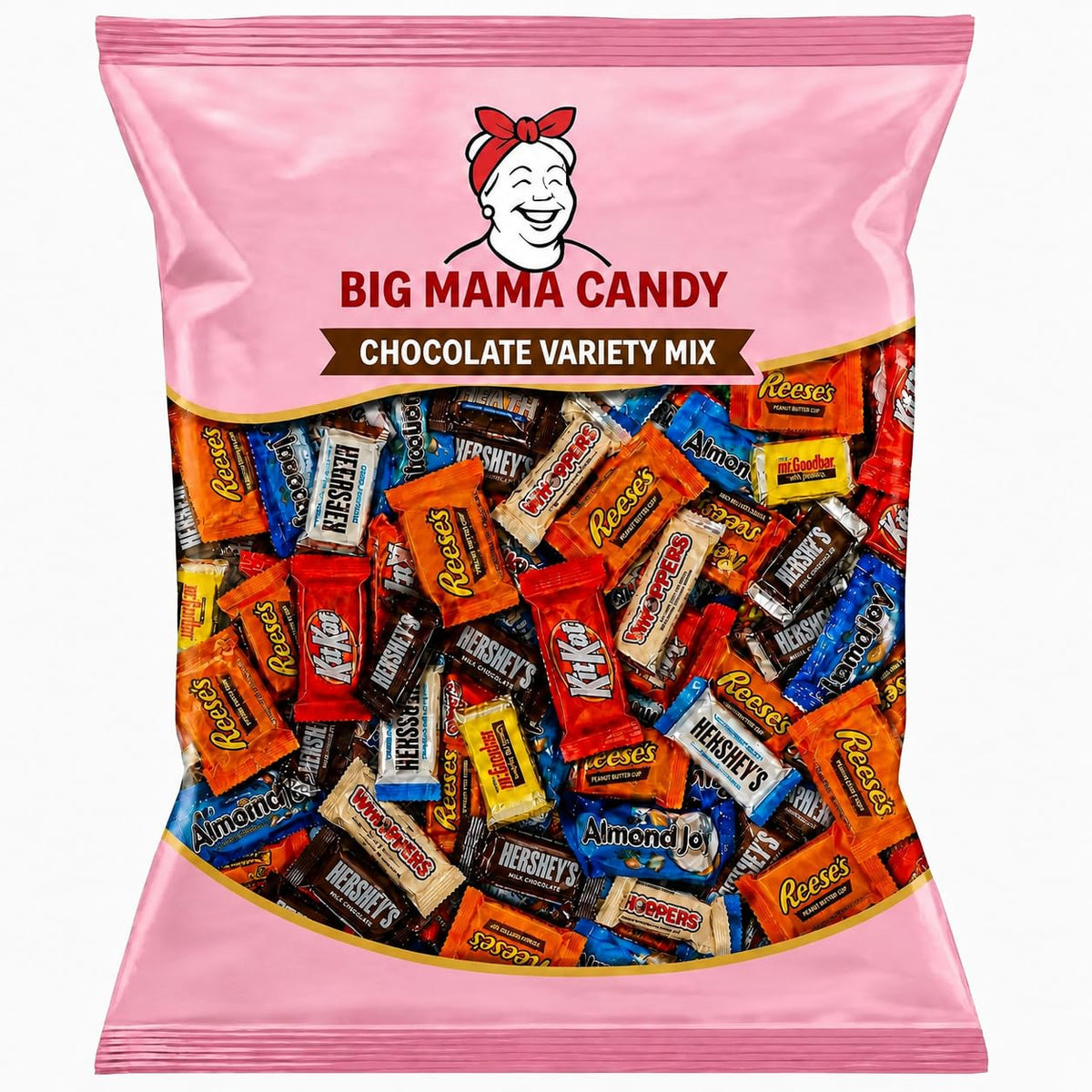 Big Mama Candy Bulk Chocolate Variety Pack, Individually Wrapped 10 lb