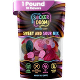 Authentic Swedish Candy Mix 1lb Sweet and Sour Swedish Vegan Gummy Candy Variety Pack, Gelatin-Free Scandinavian Treats, Dye Free Gummies from Sweden