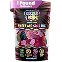Authentic Swedish Candy Mix 1lb Sweet and Sour Swedish Vegan Gummy Candy Variety Pack, Gelatin-Free Scandinavian Treats, Dye Free Gummies from Sweden