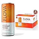 Flova Blood Orange Energy Drink, All Natural, Electrolytes and Minerals from Coconut Water, 4 Simple Easy to Pronounce Ingredients, 99% Juice, Pack