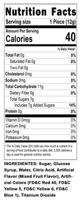 The Dreidel Company Swirl Sucker Candy, Rainbow Swirl Rings Candies, Mixed Fruit Flavor, Individually Wrapped Sucker (Pacifier Swirl Sucker, 10-Pack