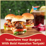 NOH Hawaiian Style Teri-Burger Seasoning Mix, 1.5 oz Packet (Pack of 3) - Easy-to-Use Hawaiian Teriyaki Burger & Meatloaf Seasoning Mix, Ideal