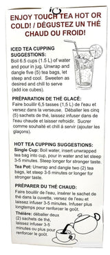 Touch Organic STRAWBERRY WHITE Tea Bags, 40 Bags, 2.5 oz