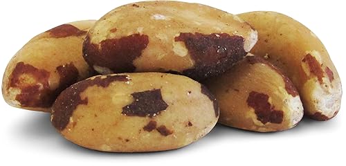Gourmet Toasted Brazil Nuts by Its Delish, 12 Oz Bulk Bag - Oven Fresh Dry Roasted Whole Shelled Brazil Nuts Unsalted - Keto, Vegan, Kosher
