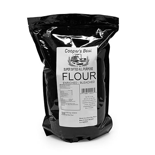 Cooper's Best All-Purpose Flour 5 lb | Exceptional Baking Flour | Non-Gritty Texture | Heartland Gourmet | Made in USA