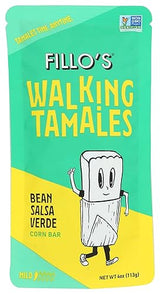 Fillos Bean Salsa Verde Walking Tamales, 4 OZ
