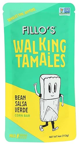 Fillos Bean Salsa Verde Walking Tamales, 4 OZ