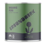 Groundwork USDA Organic Whole Bean Light Roast Coffee, Peru, 16 Ounce Can
