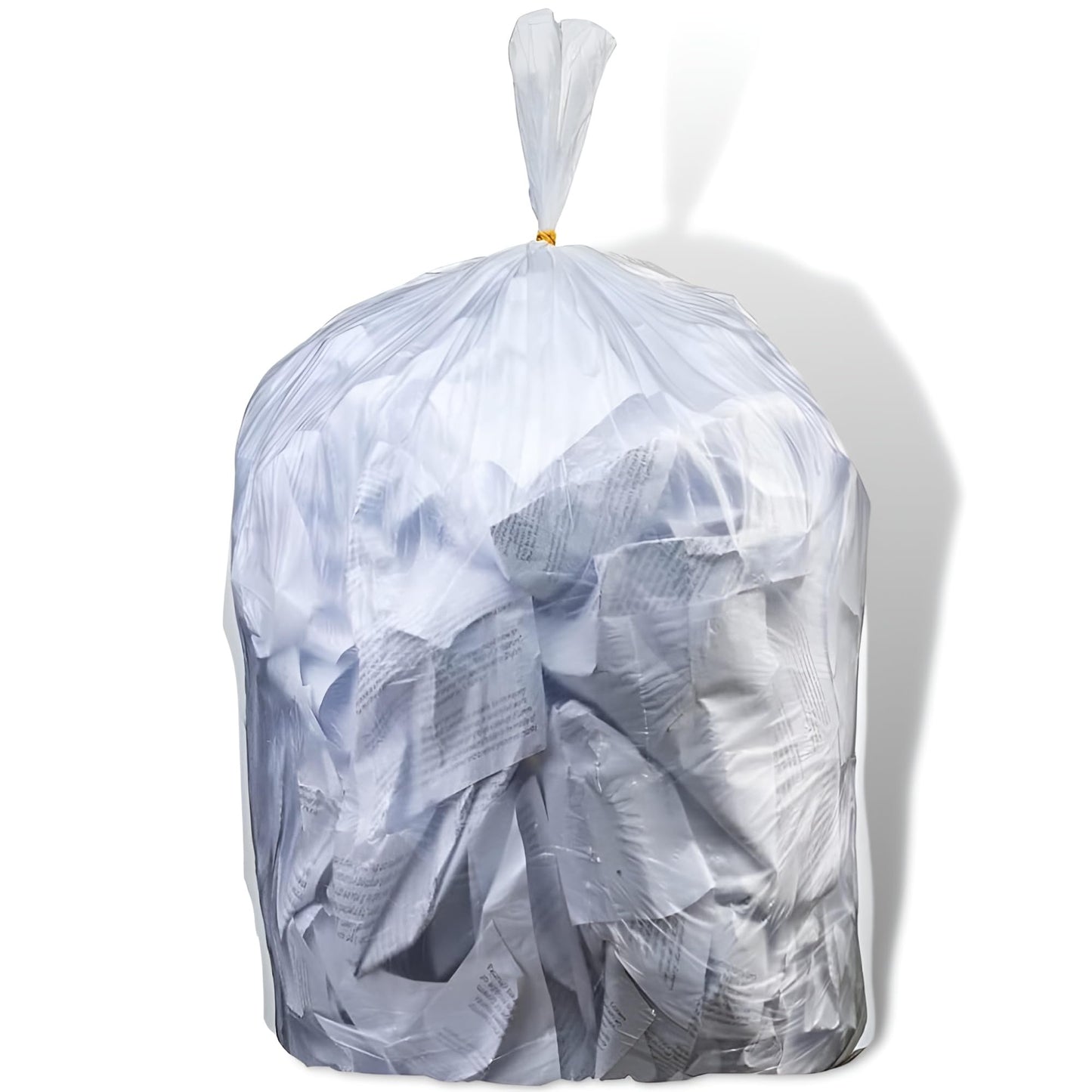 Plasticplace 4 Gallon Trash Bags ? 6 Microns ? Clear Garbage Can High Density Liners ? 17" x 18" (100 Count)