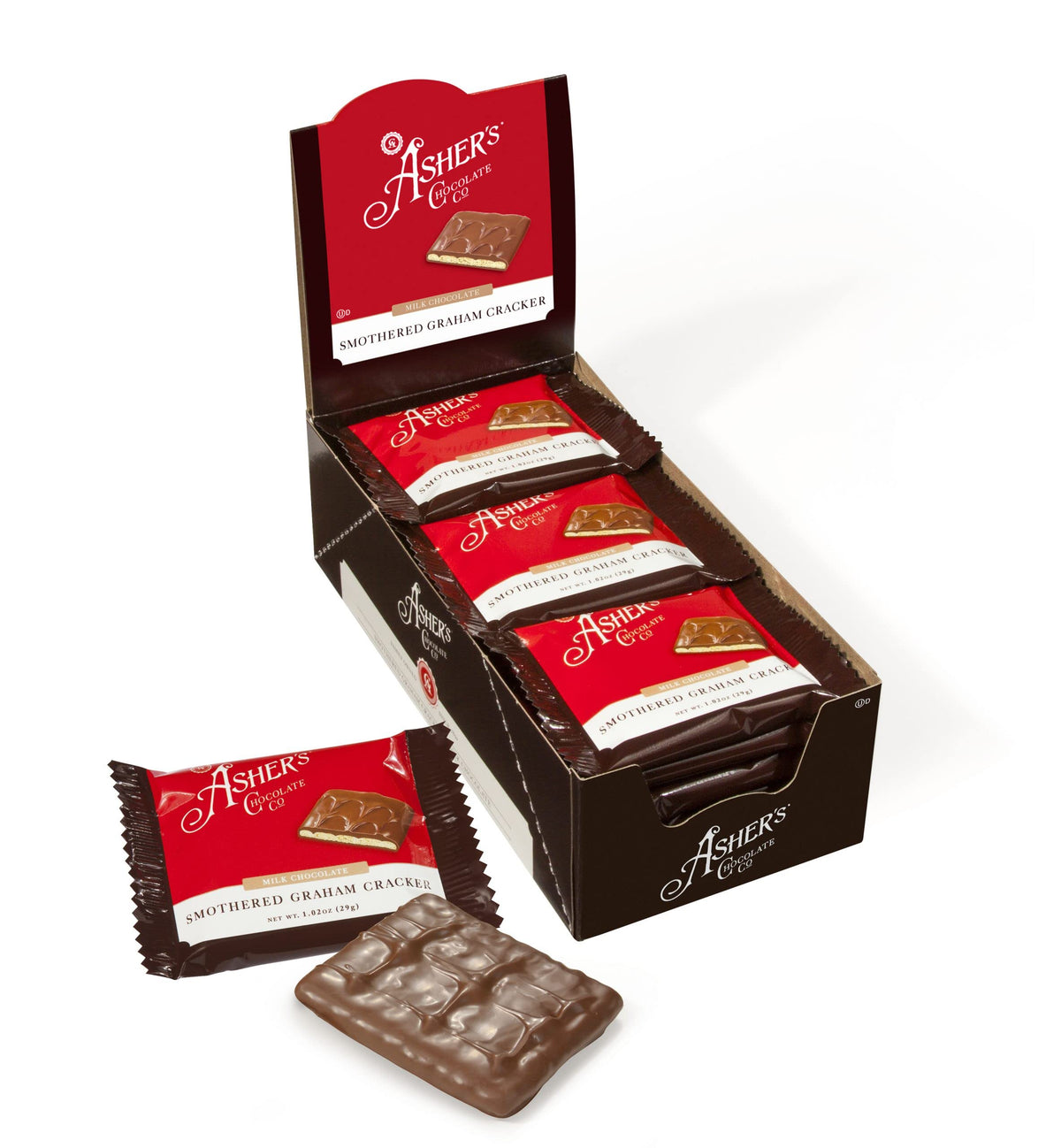 Hand-Crafted 33 Piece customizable chocolate gift basket of gourmet chocolates, cookies, and crunches. Tasty treats selected for businesses, clients