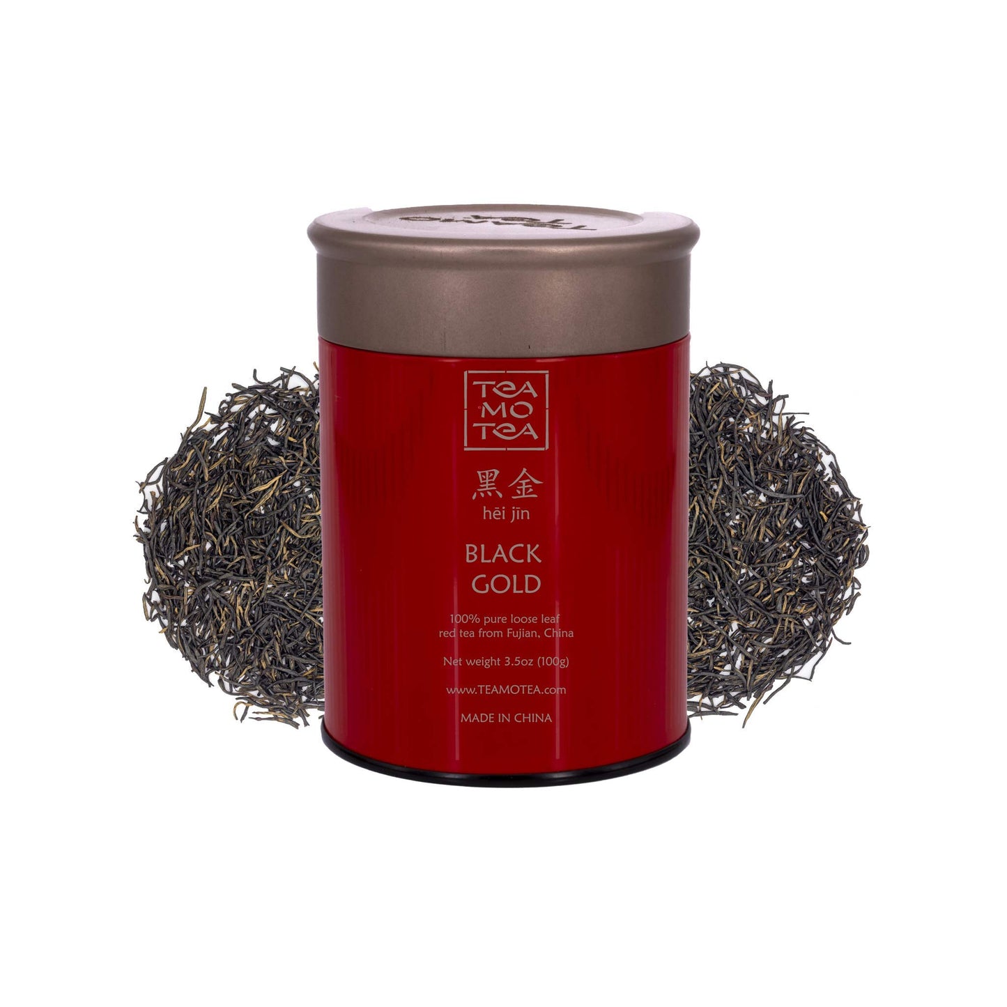 Teamotea Black Gold - Hei Jin - 100 gram (3.53 oz) (100 g (3.53 oz) metal can)