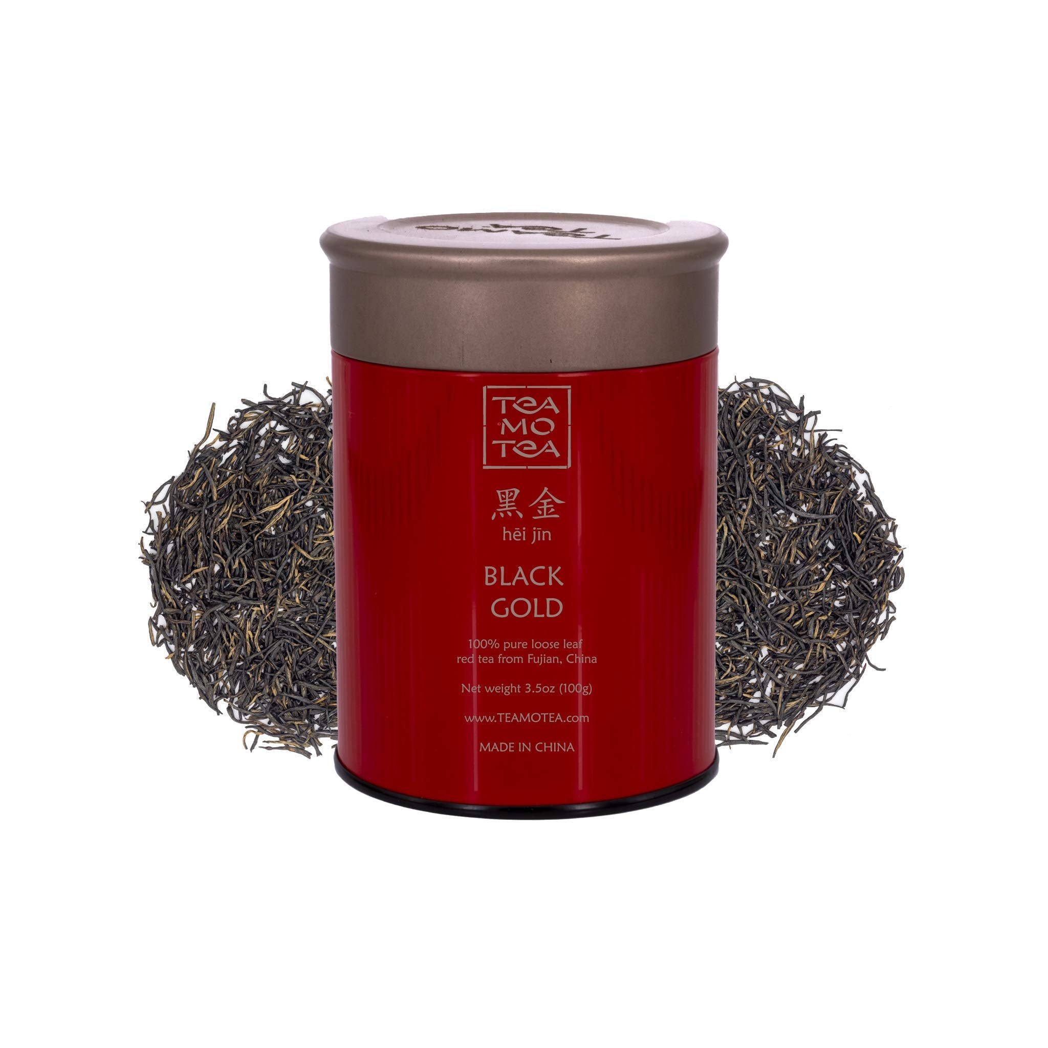 Teamotea Black Gold - Hei Jin - 100 gram (3.53 oz) (100 g (3.53 oz) metal can)