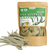 Dried Eucalyptus Leaves - 4oz (114g) Whole Leaf | Resealable Pouch | Botanical Ingredient for Aromatherapy & Tea Blends | Caffeine-Free Plant Material