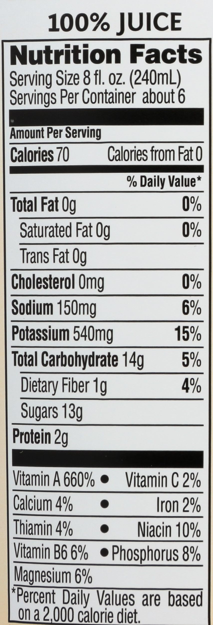 Bolthouse Farms Vegetable Juice Smoothie, 100% Carrot, 52 fl. oz. Bottle