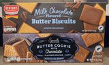 Milk Chocolate Covered Butter Cookies - 4.4-Ounce Boxes (Pack of 2)