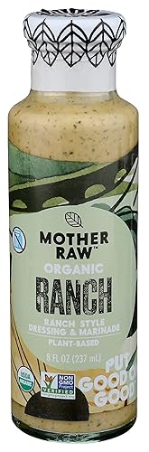 Mother Raw, Dressing Marinade Ranch Organic, 8 Fl Oz